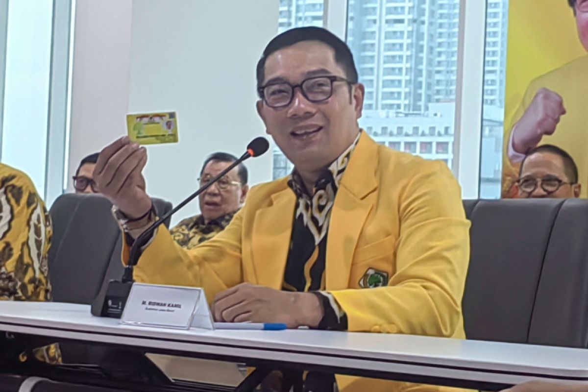 Golkar Minta Ridwan Kamil Maju di Pilgub Jakarta 2024